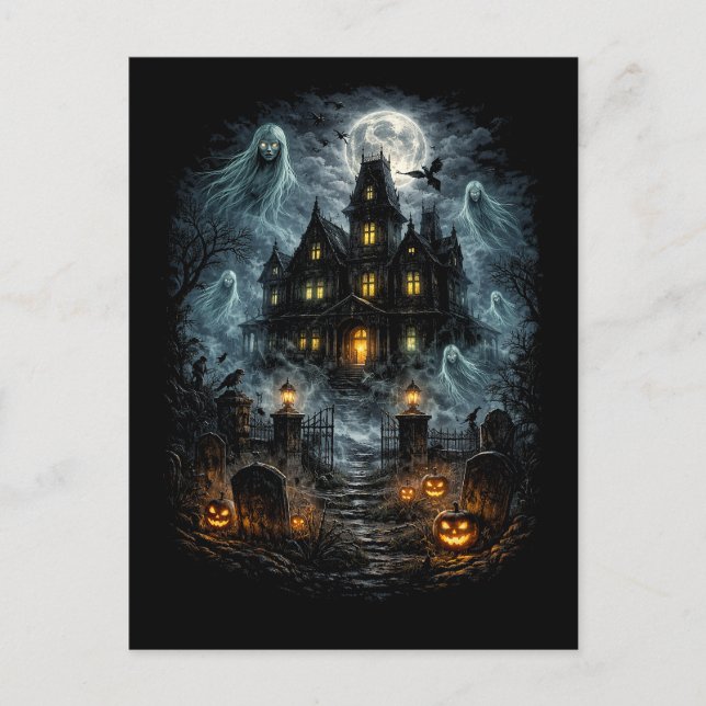 Postal Susurros de la Mansión Blackwood (Anverso)