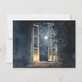 Postal Susurros De La Ventana De Medianoche" - Poética Vi