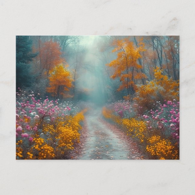 Postal Susurros de Otoño (Anverso)