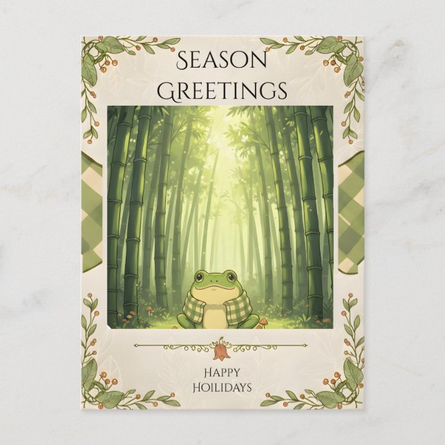 Postal Susurros en el Bambú (Anverso)