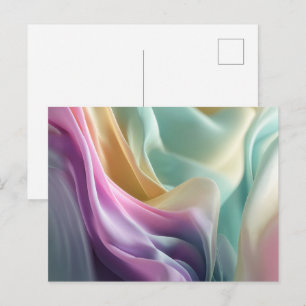 Postal Susurros en Movimiento Pastel