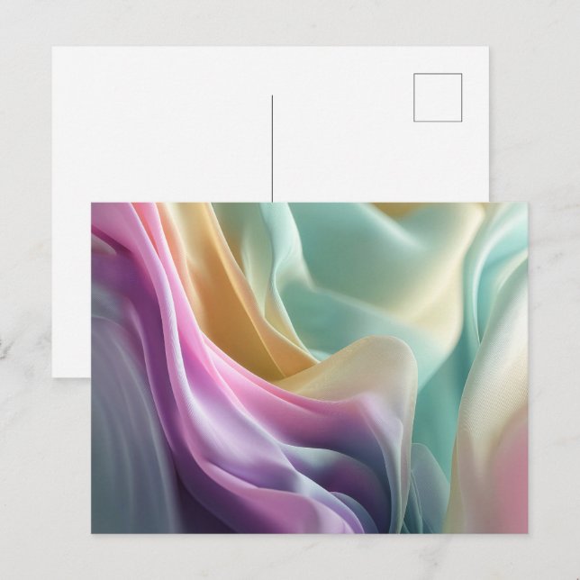 Postal Susurros en Movimiento Pastel (Anverso / Reverso)