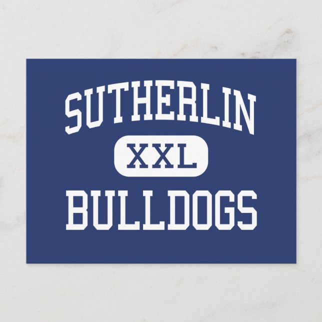 Postal Sutherlin - Bulldoges - Alto - Sutherlin Oregon (Anverso)