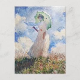 Postal Suzanne Hoschedé de Claude Monet (1886)