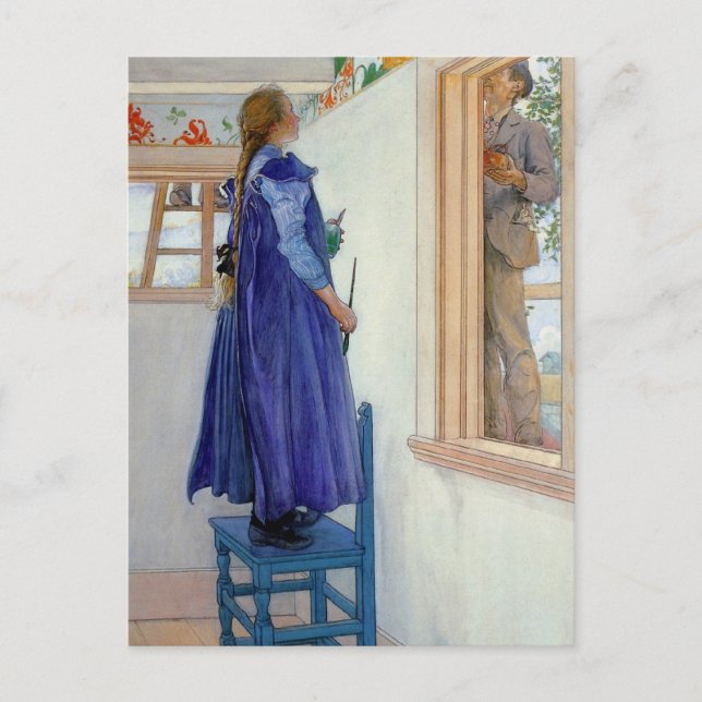 Postal Suzanne Pintura decorativa en la pared (Anverso)