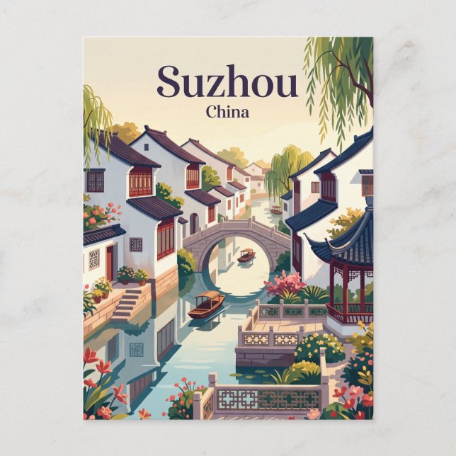Postal Suzhou China (Anverso)