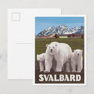 Postal Svalbard Noruega Viajes Antiguos