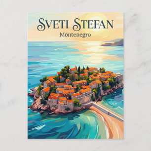 Postal Sveti Stefan Montenegro