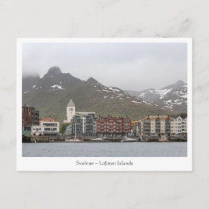 Postal Svolvaer Islas Lofoten