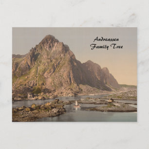 Postal Svolvaer, Lofoten, Nord-Norge, Noruega