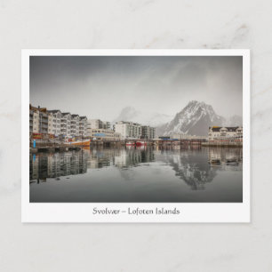 Postal Svovaer Lofoten Noruega