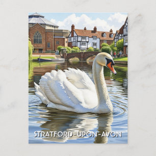 Postal Swan en Stratford-Upon-Avon England Travel