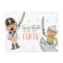 Swashbuckler Gracias Postcard