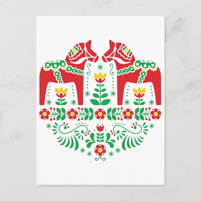 Postal Sweden Sverige Viking Norden Scandinavia Midsommar (Anverso)