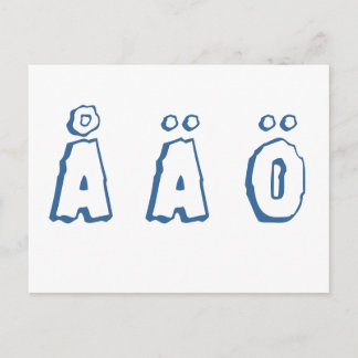 Postal Swedish letters