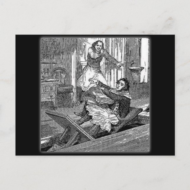 Postal Sweeney Todd-Barbers Presidente-Penny Dreadful (Anverso)