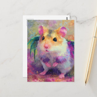 Postal Sweet Hamster Dragon