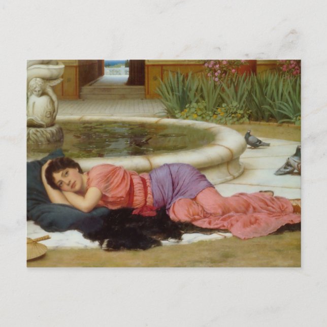 Postal Sweet Nothings (Dolce Far Niente) John Godward (Anverso)