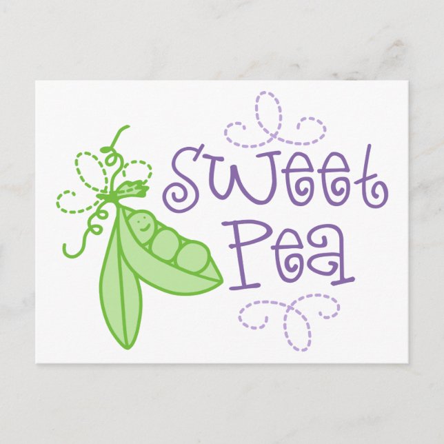 Postal Sweet Pea (Anverso)