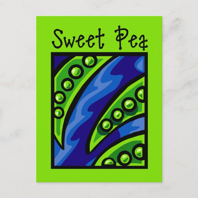 Postal Sweet Pea (Anverso)