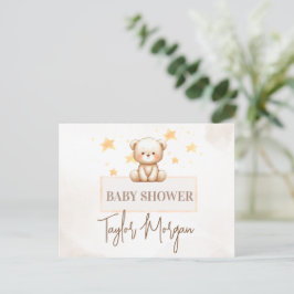 Postal Sweet Teddy Bear Baby Shower