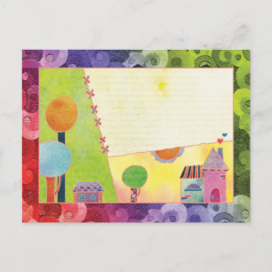 Postal Sweet Village Blank