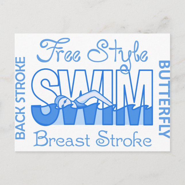 Postal Swim Strokes (Anverso)