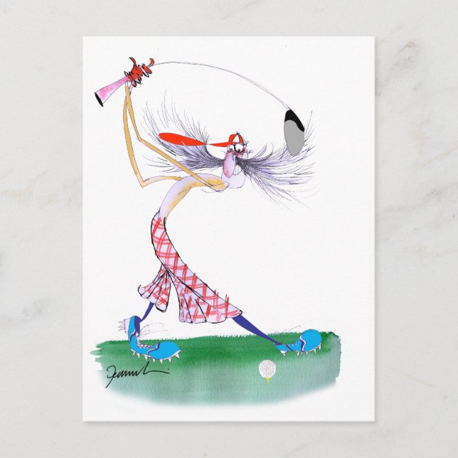 Postal swing de golf, tony fernandes (Anverso)