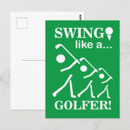Postal Swing Like A Golfer Golf