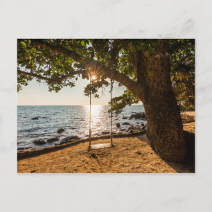 Postal Swing on the Beach at Sunset