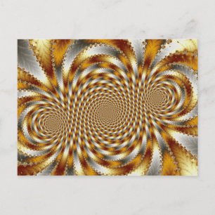 Postal Swirl Fractal 1 - Postcard Fractal