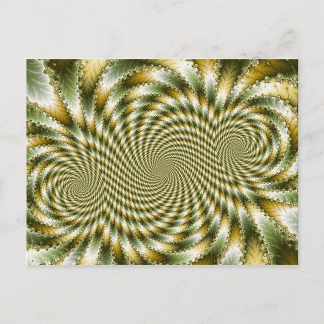 Postal Swirl Fractal 3 - Postcard Fractal (Anverso)