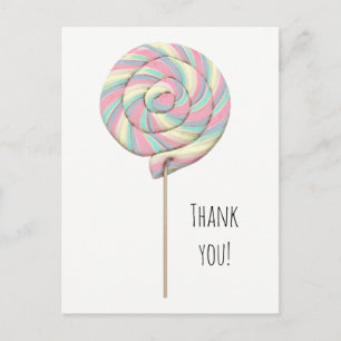 Postal Swirl Lollipop rosa