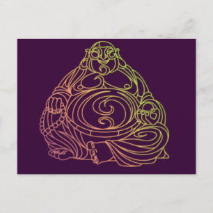 Postal Swirly Buddha