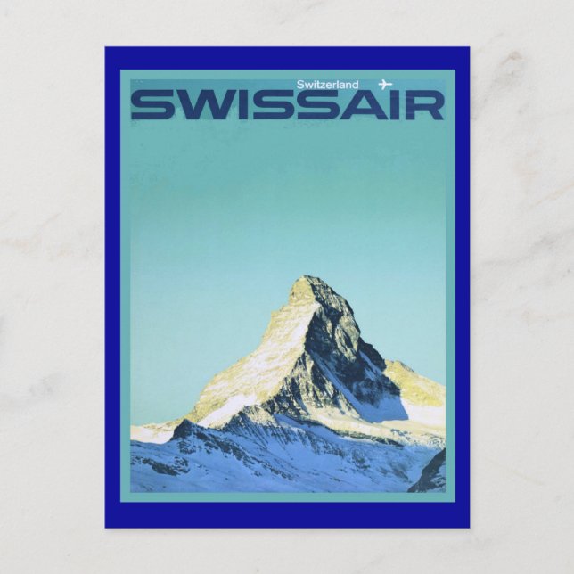 Postal Swissair (Anverso)