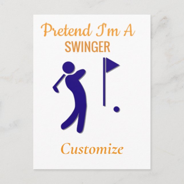 Postal Swting Golfer Thunder_Thunder_Cove (Anverso)