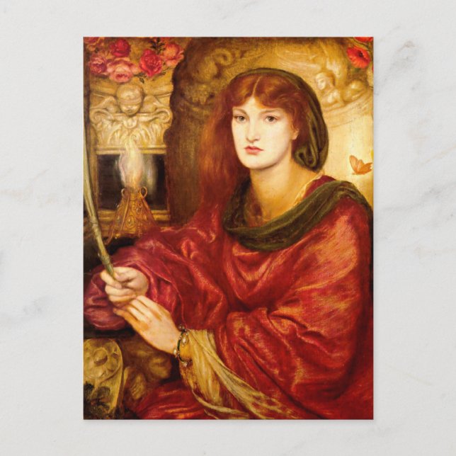 Postal Sybilla Palmifella (La belleza del alma) (Anverso)