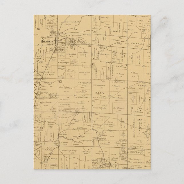 Postal Sycamore, Ohio (Anverso)