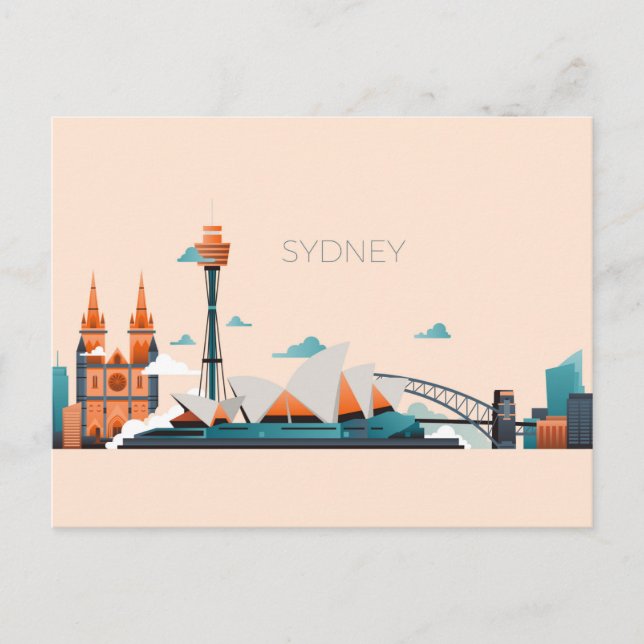 Postal sydney (Anverso)