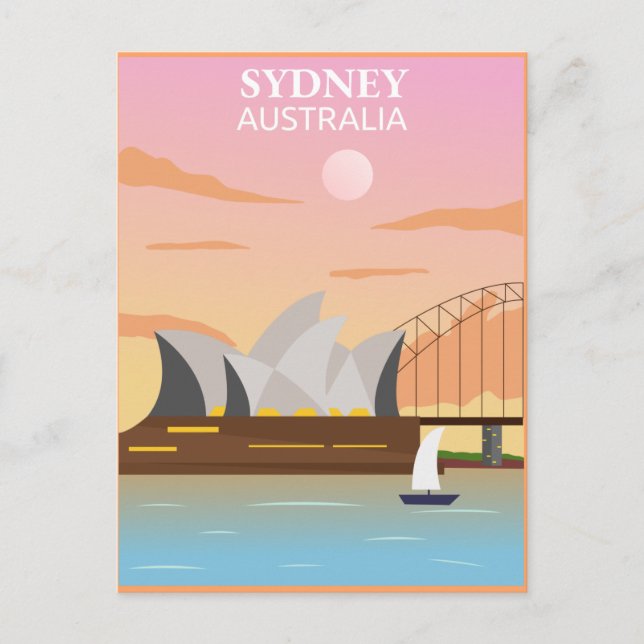 Postal Sydney, Australia (Anverso)