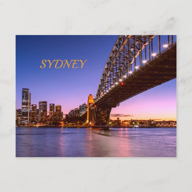 Postal Sydney, Australia (Anverso)