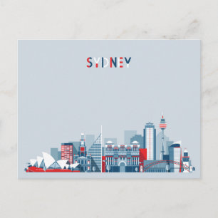 Postal Sydney Australia City Skyline