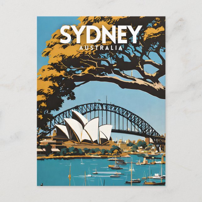 Postal Sydney Australia Travel (Anverso)