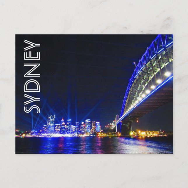 Postal sydney azul intenso (Anverso)