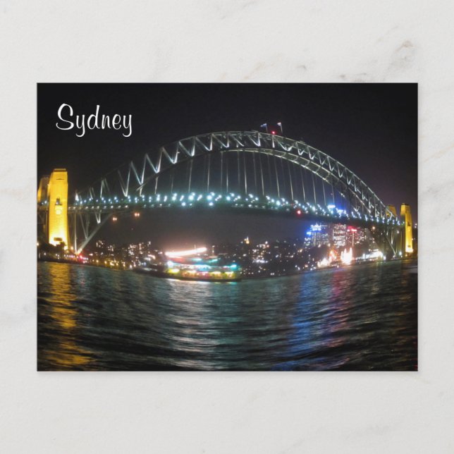 Postal sydney bridge fisheye (Anverso)