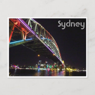 Postal sydney bridge vivid