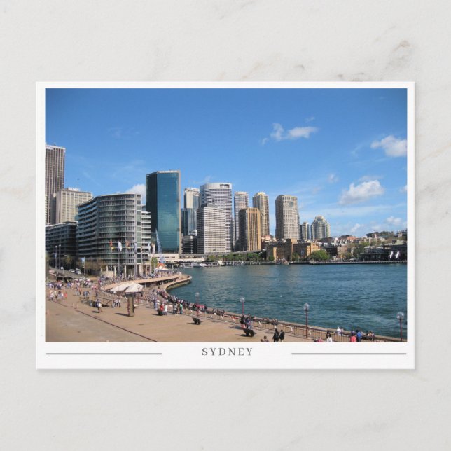 Postal Sydney CBD Urban Skyline and Cityscape Australia (Anverso)