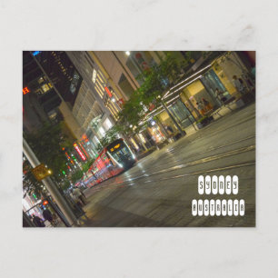 Postal Sydney de noche