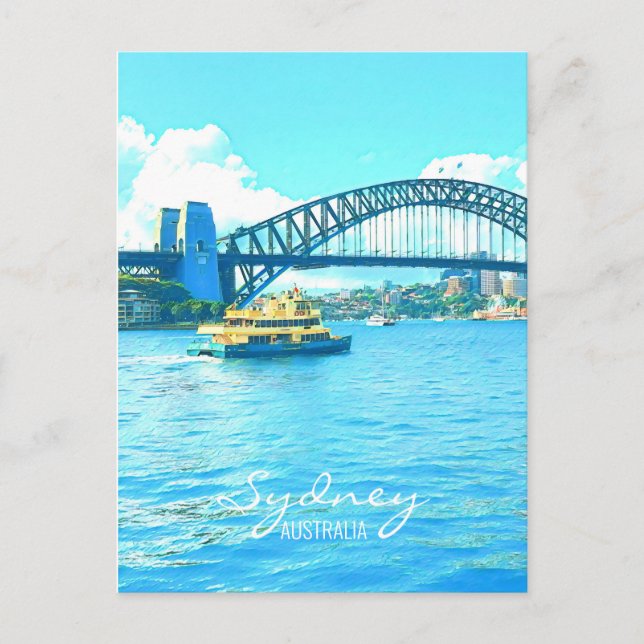 Postal Sydney Ferry Harbour Bridge (Anverso)