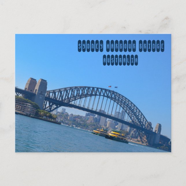 Postal Sydney Harbour Bridge (Anverso)